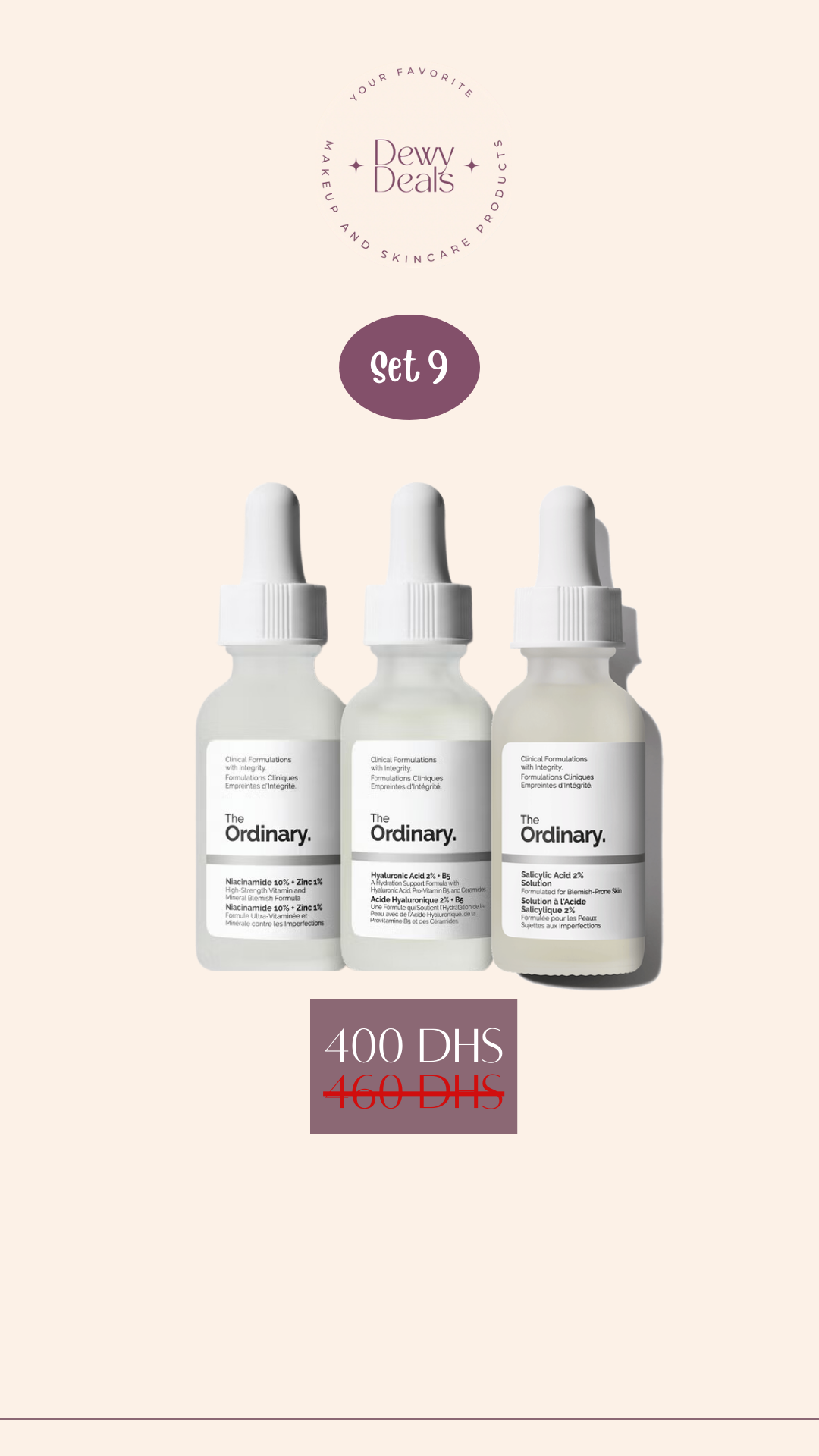 The ordinary - Saver sets