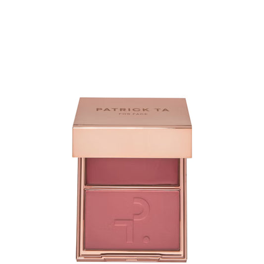 Patrick Ta - Double Take crème and powder Blush duo (shade:she goes to the gym)