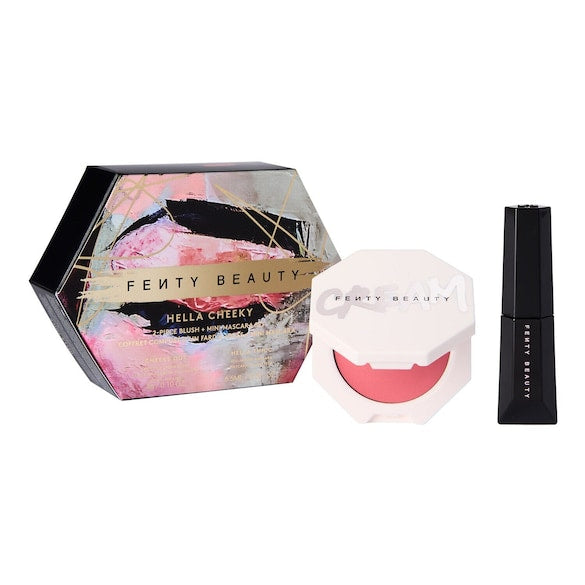 Set fenty beauty hella cheeky - full size blush mini mascara