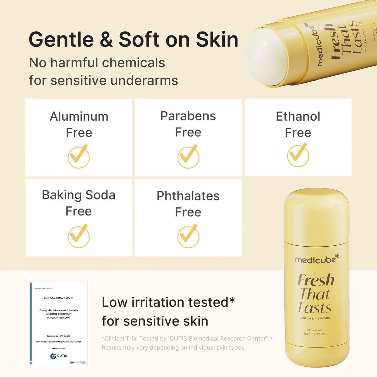 medicube - Vanilla & Pistachio Deodorant