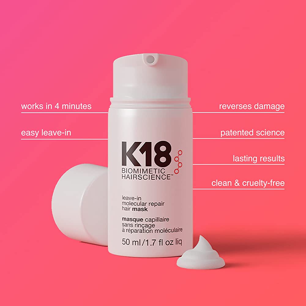K18 - Leave-in Molecular Repair Hair Mask - Traitement pour Cheveux Abîmé