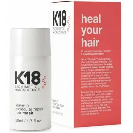 K18 - Leave-in Molecular Repair Hair Mask - Traitement pour Cheveux Abîmé