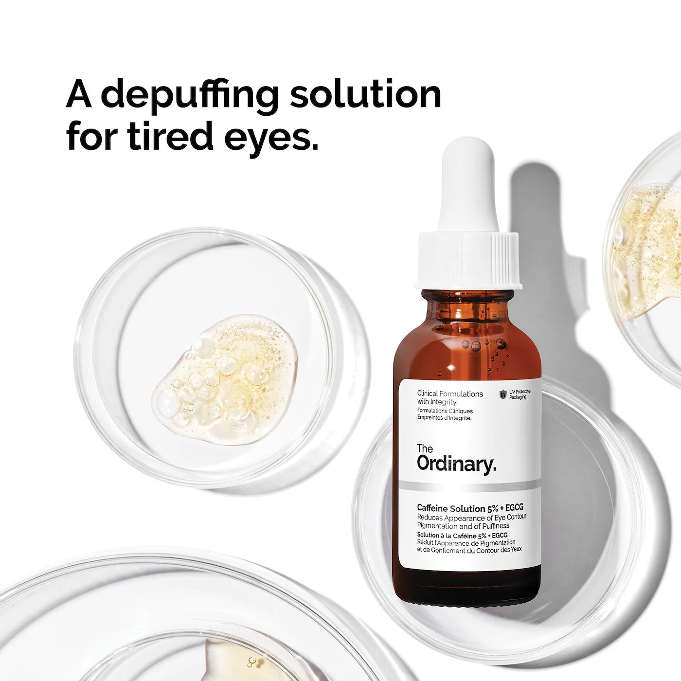 Solution à la Cafeine 5% + EGCG - Contour des Yeux