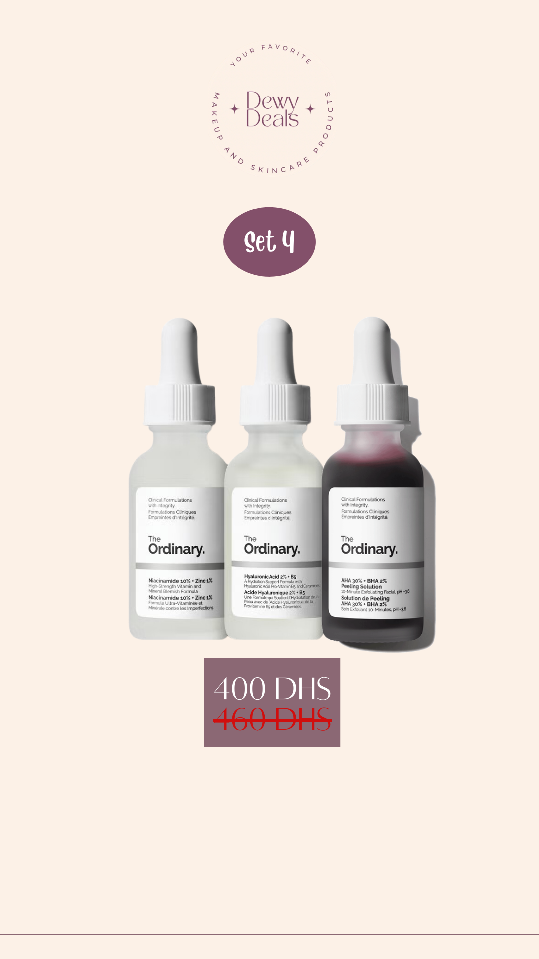 The ordinary - Saver sets