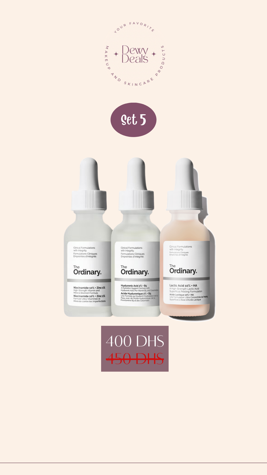 The ordinary - Saver sets