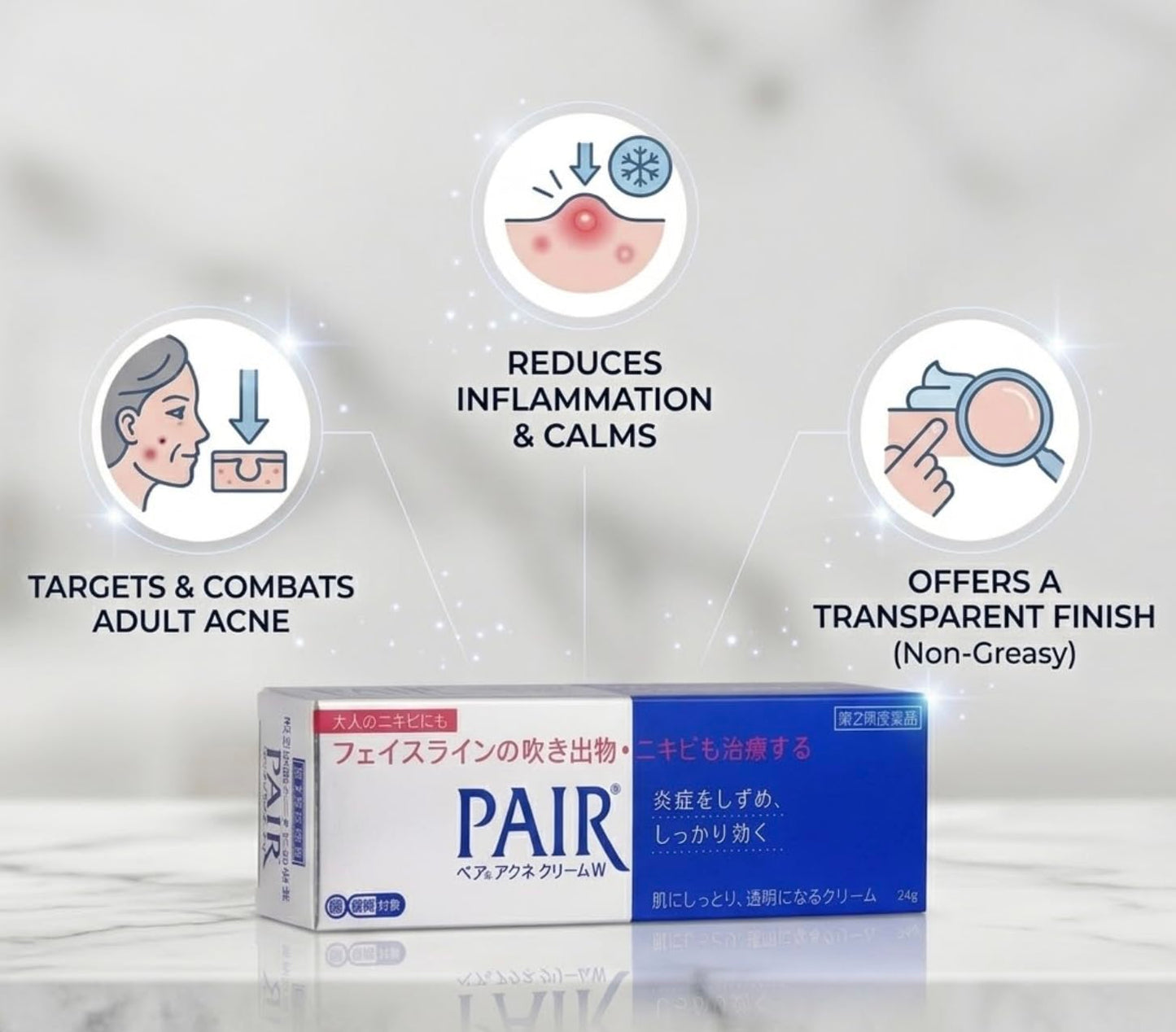 LION - Pair Acne Cream W (24g)
