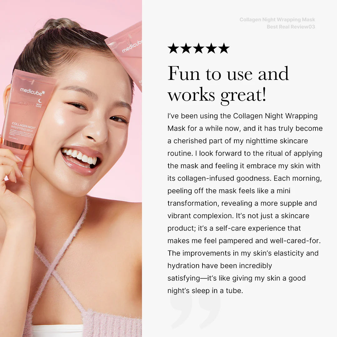 Medicube - Collagen night wrapping mask + brush