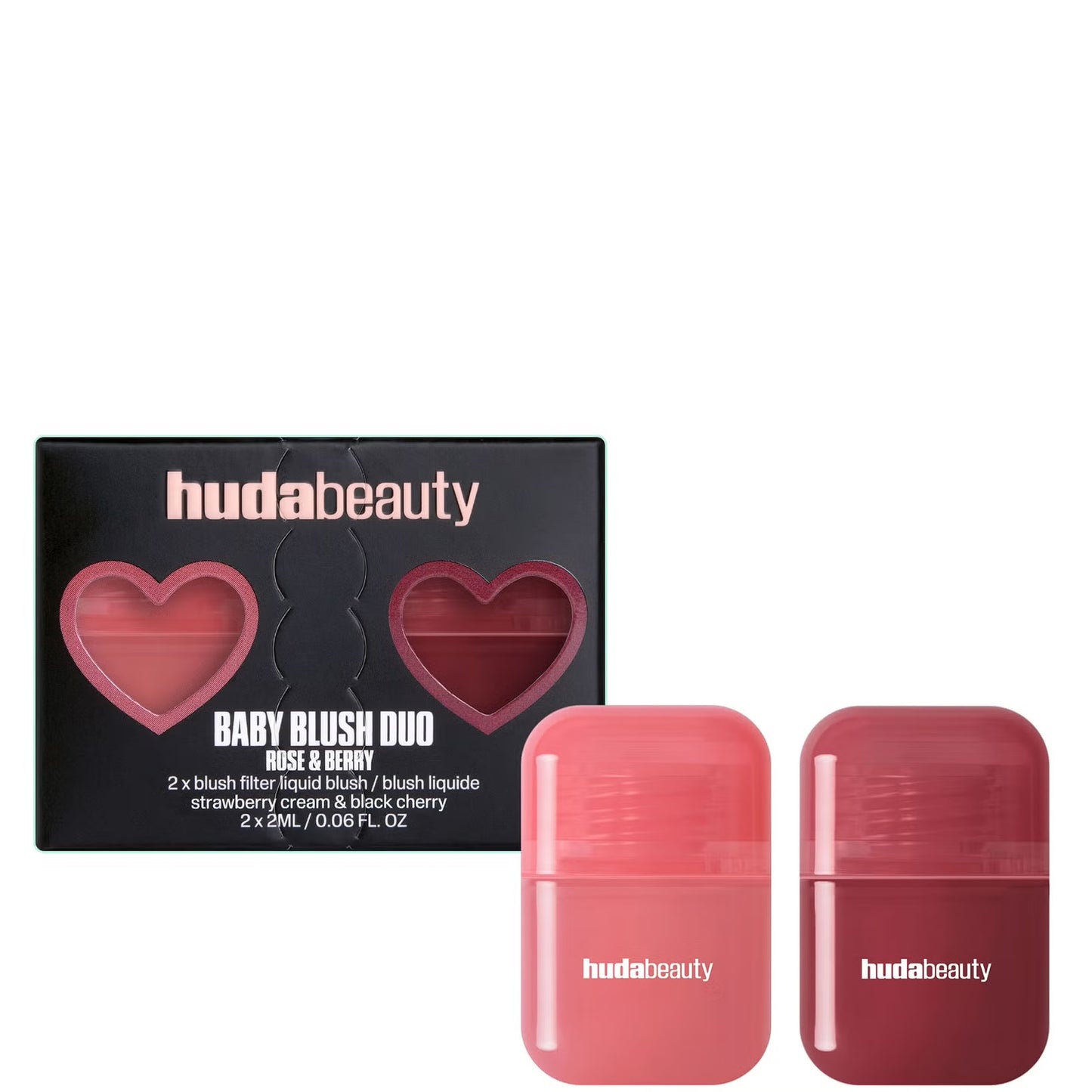 hudabeauty - LIMITED EDITION Mini Blush Duo - Rose & Berry