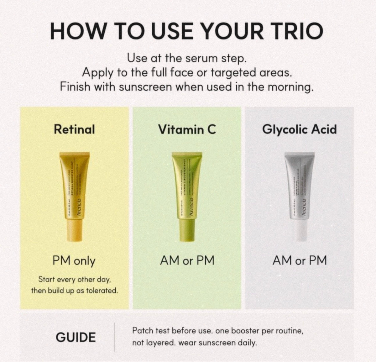 Arencia - Skin Clarifying Booster Shot Trio