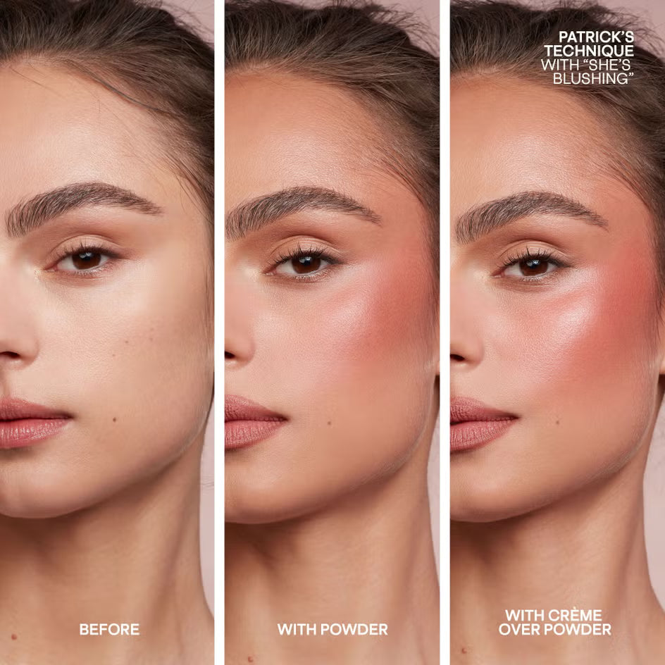 Patrick Ta - Double Take crème and powder Blush duo (shade:she goes to the gym)