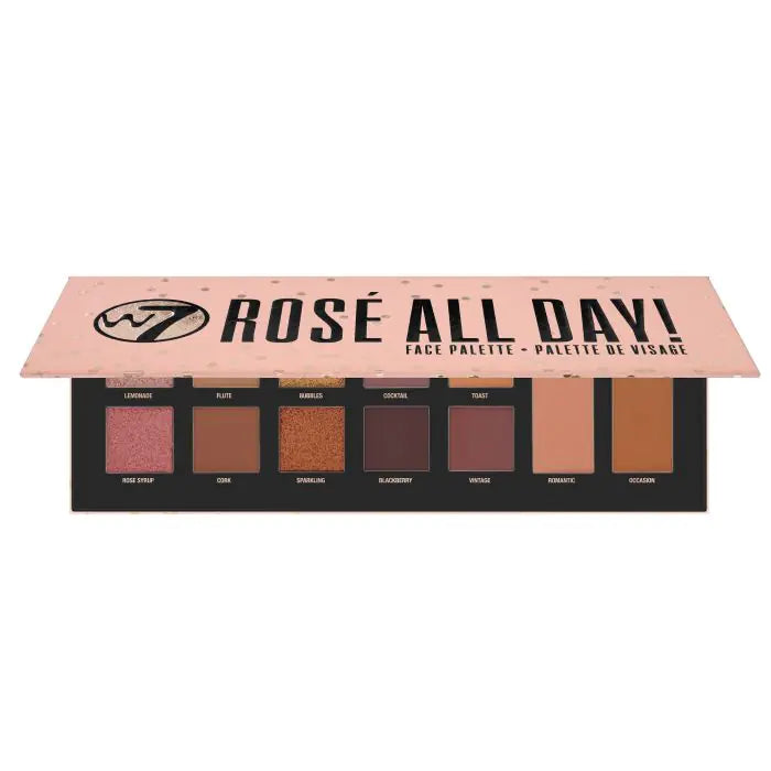 W7 - ROSE ALL DAY! eyeshadow palette 12 fards