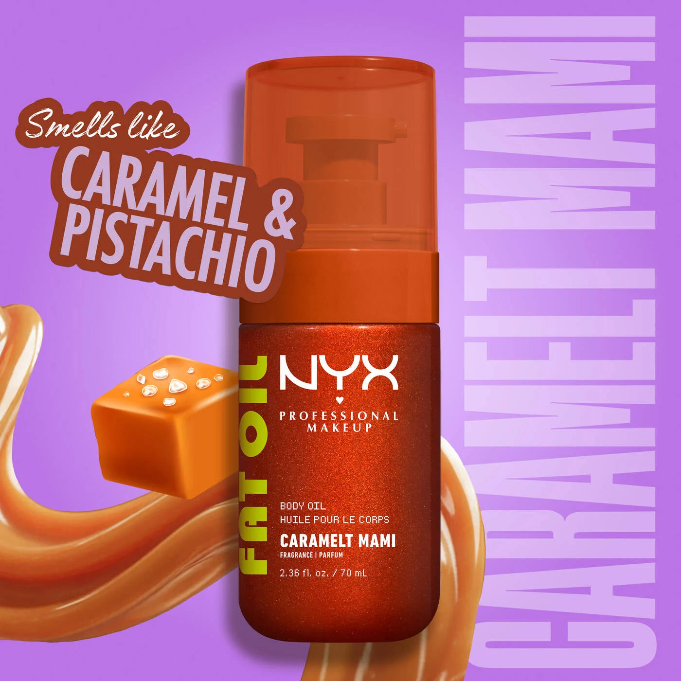 Nyx - Body oil Caramelt Miami
