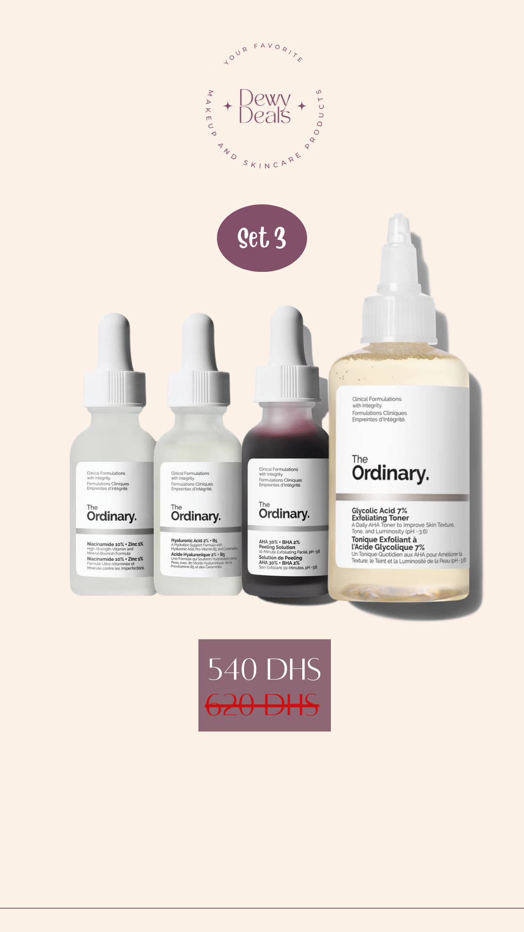 The ordinary - Saver sets