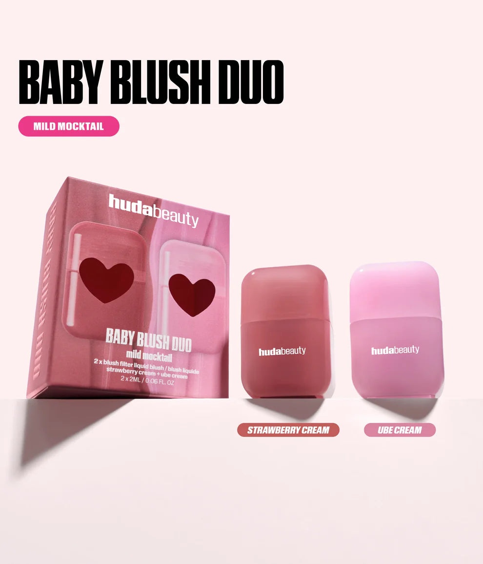 Huda beauty - baby blush duo mild mocktail