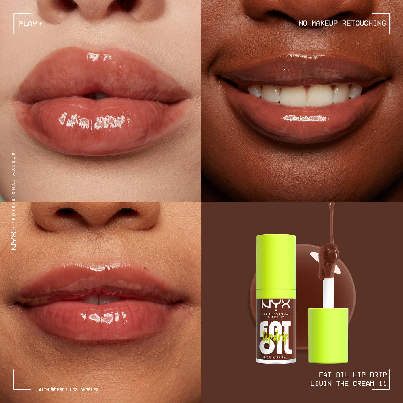 Nyx lip fat oil lip comb