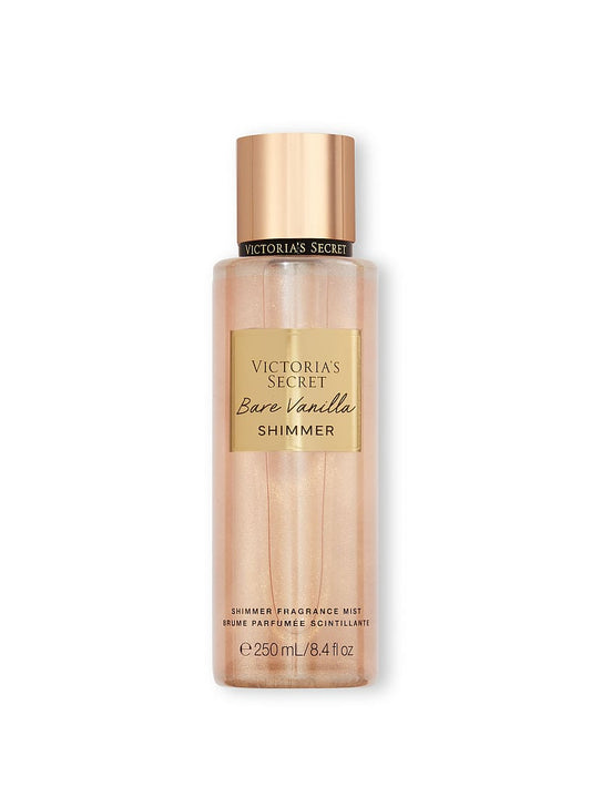 Victoria Secret - Brume parfumée Bare Vanilla Shimmer (Version Pailletée)