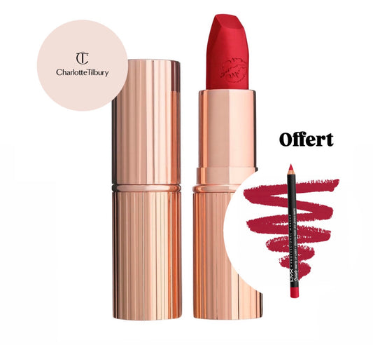 Charlotte Tilbury - hot lips CARINA’S LOVE (lip liner nyx offert)