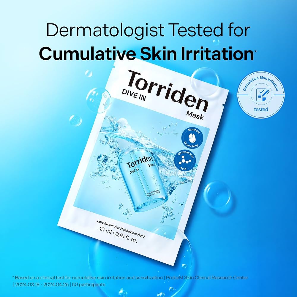 Torriden - DIVE IN Low Molecule Hyaluronic Acid Sheet Mask