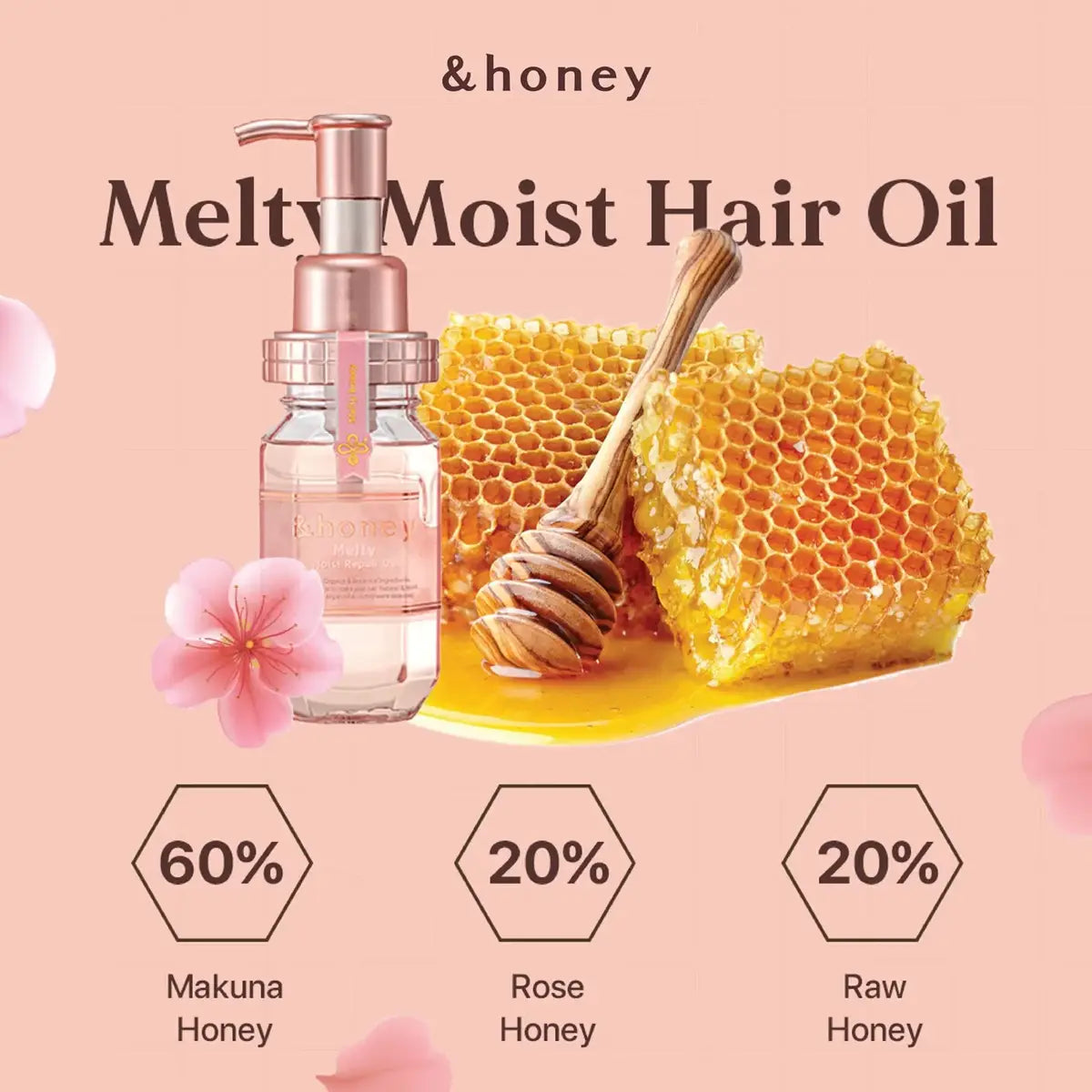 &honey Melty Moist Repair Hair Oil