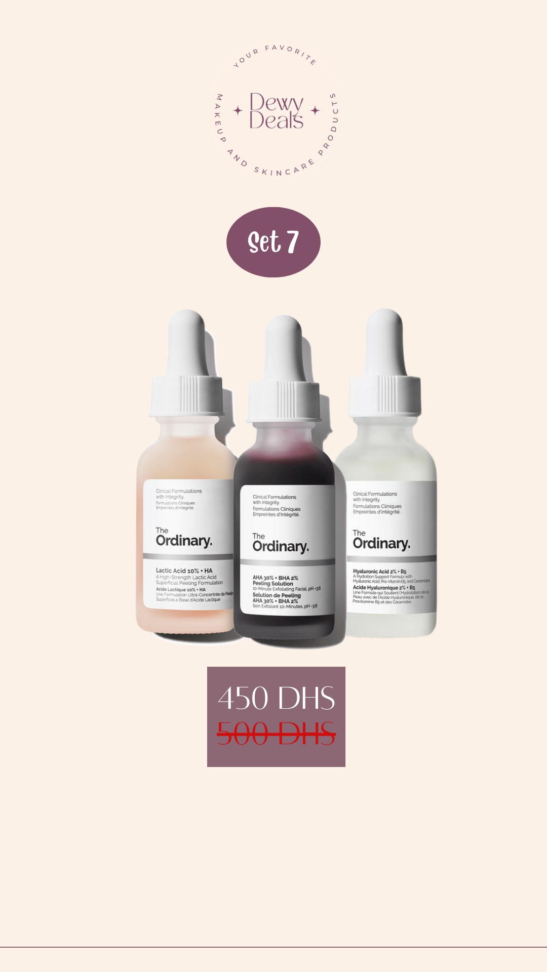 The ordinary - Saver sets