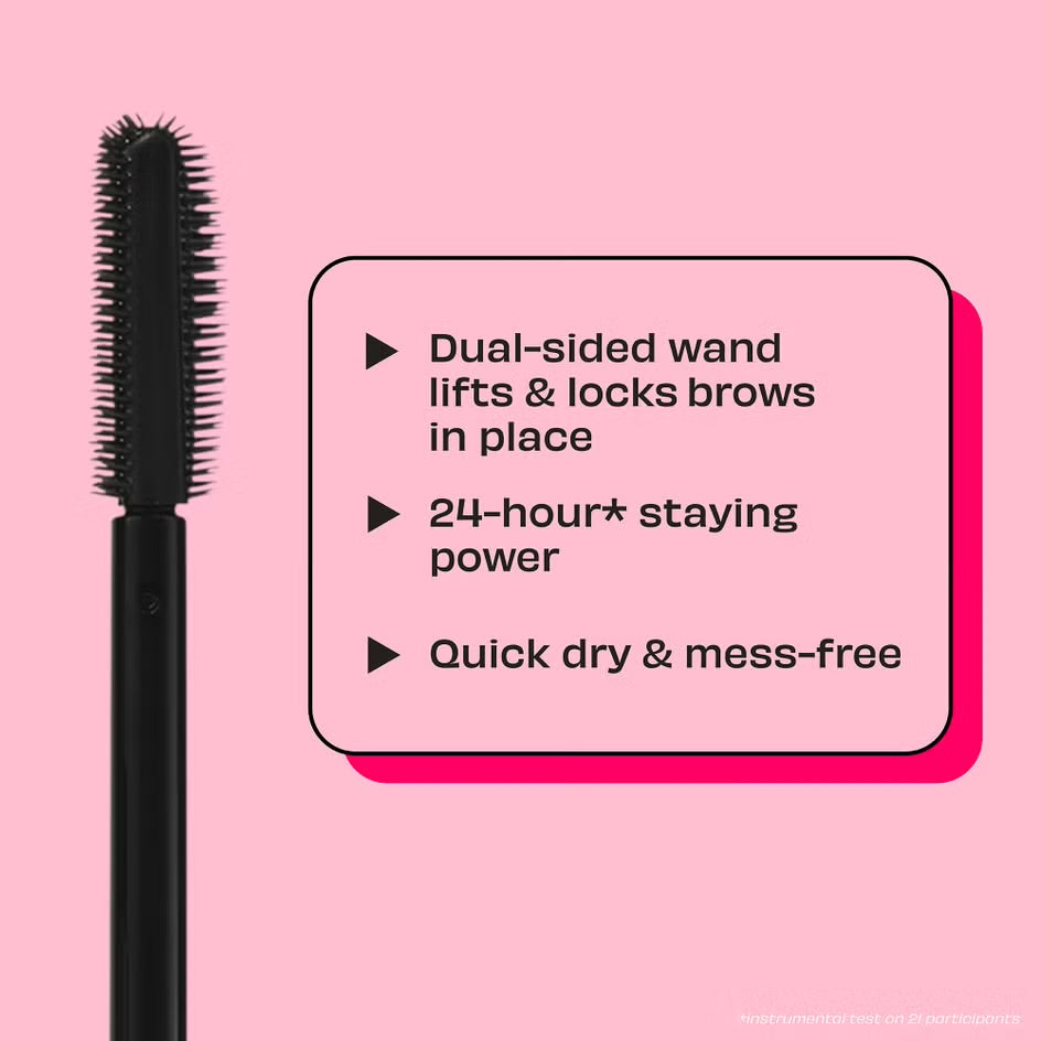 Benefit - Brow Minis - Precisely, My Brow Pencil and Gel Setter Duo - shade: Warm Black-Brown