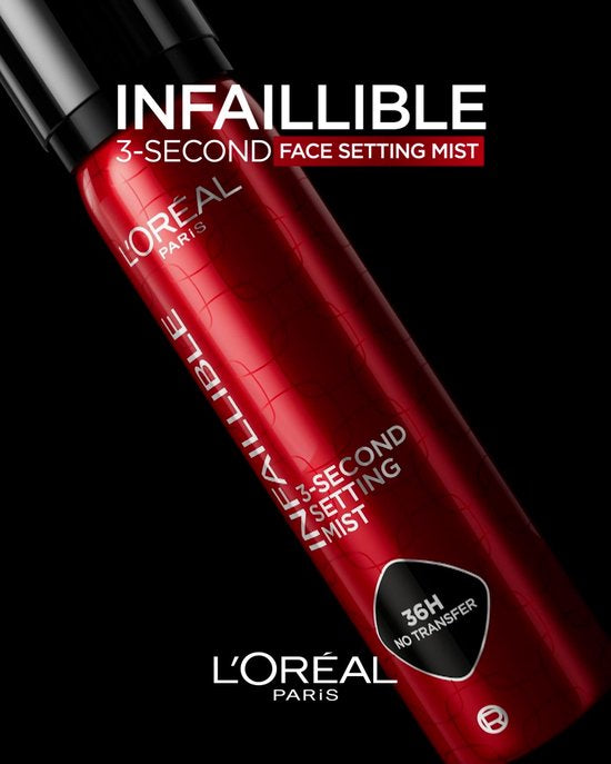 L'Oréal Paris Infaillible 3-second Setting Mist - Spray Fixateur - 75 ml
