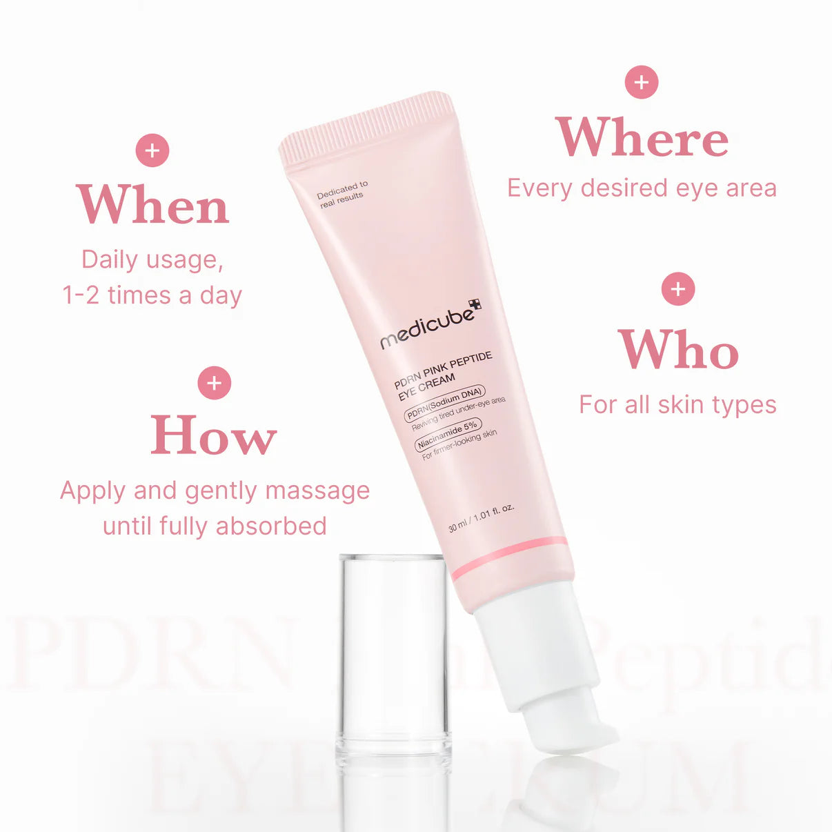 medicube - PDRN Pink Peptide Eye Cream