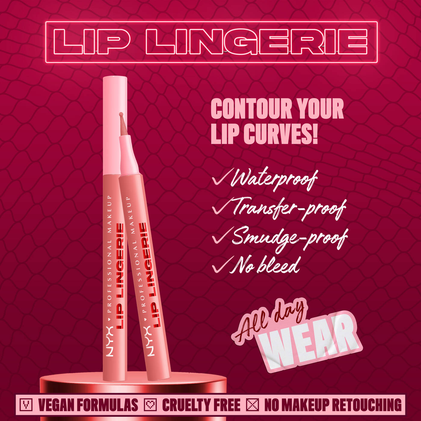 Nyx - Lip lingerie feutre à lèvres tinté